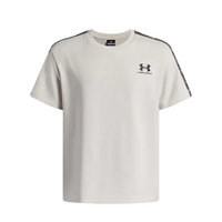 Under Armour Boys T-Shirt Icon Taped Summit White/Black