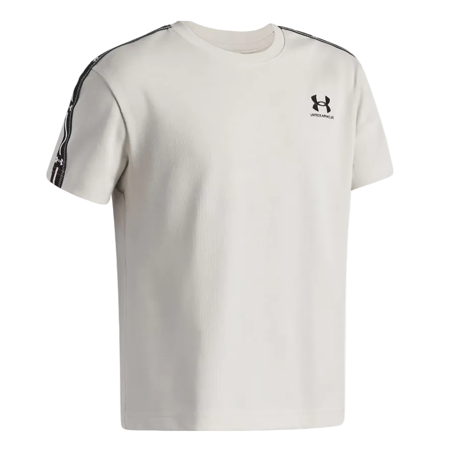Under Armour boys' white and black t-shirt