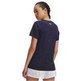 Under Armour Womens T-Shirt Tech Twist Midnight Navy/White