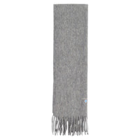Barbour Unisex Scarf Plain Lambswool Light Grey Marl