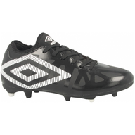 Umbro Ventura kids' black and white firm-ground football boots