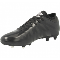 Umbro Ventura kids' black and white firm-ground football boots