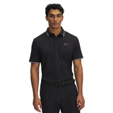 Under Armour Mens Polo Golf Playoff 3.0 Black/White/Castlerock