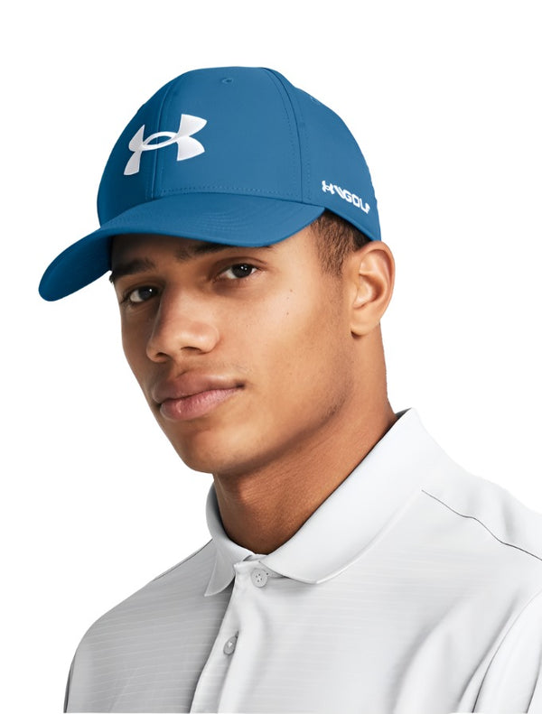 Under Armour Mens Golf 96 Hat Photon Blue/White - Donaghys