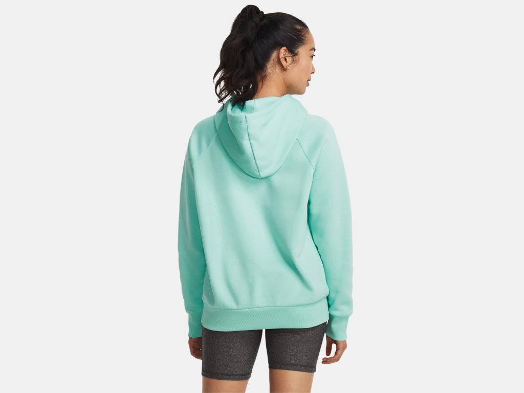 Under Armour Womens Rival Fleece Hoodie Neo Turquoise