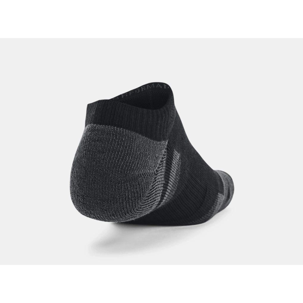 Under Armour Unisex Performance Tech 3 Pack Socks Black