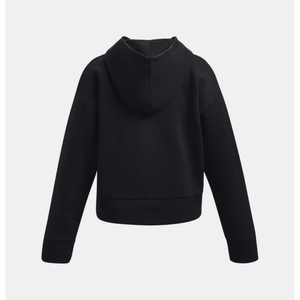 Under Armour Girls Rival Fleece Crop Hoodie Black