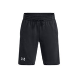 Under Armour Youth Rival Fleece Shorts Black/White - Donaghys