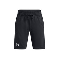 Under Armour Youth Rival Fleece Shorts Black/White - Donaghys
