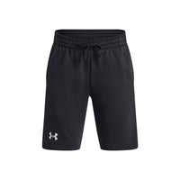 Under Armour Youth Rival Fleece Shorts Black/White - Donaghys