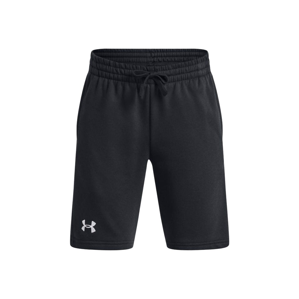 Under Armour Youth Rival Fleece Shorts Black/White - Donaghys