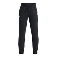 Under Armour Rival boys' black fleece joggers