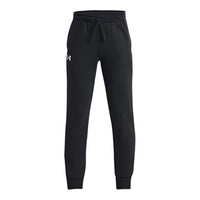 Under Armour Rival boys' black fleece joggers