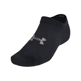 Under Armour Unisex Socks Essential 6-Pack No-Show Black