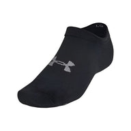 Under Armour Unisex Socks Essential 6-Pack No-Show Black