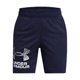 Under Armour Boys Tech Logo Shorts Midnight Navy
