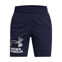 Under Armour Boys Tech Logo Shorts Midnight Navy