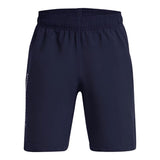 Under Armour Wordmark boys' midnight navy woven shorts