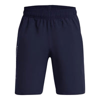 Under Armour Wordmark boys' midnight navy woven shorts