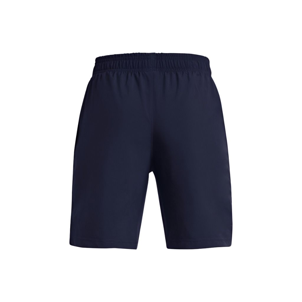 Under Armour Boys Shorts Woven Wordmark Midnight Navy