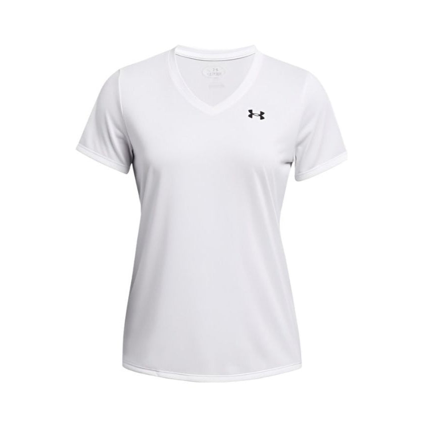 Under Armour Womens Short Sleeve V-Neck T-Shirt White