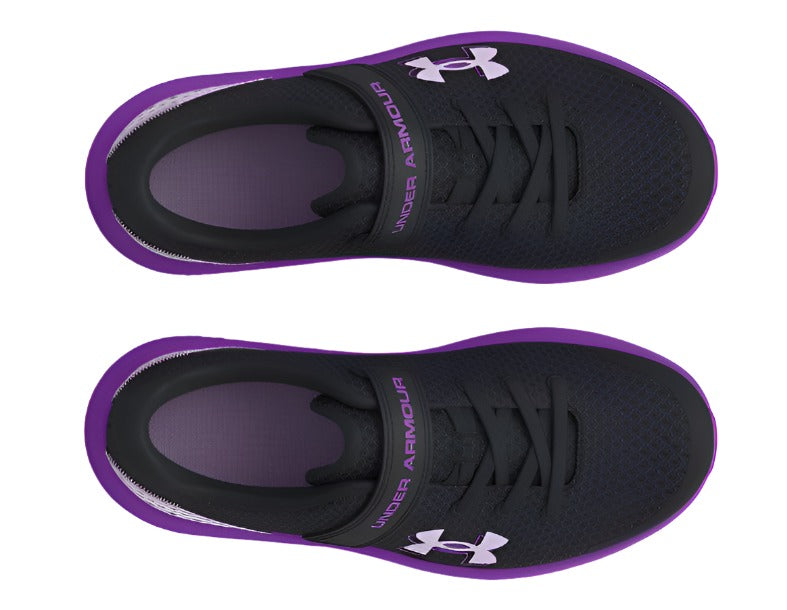 Black and purple under armour shoes hotsell