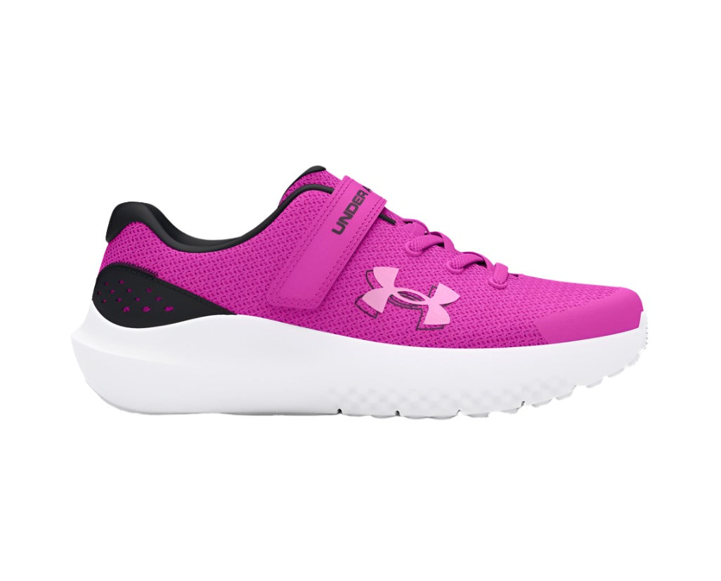 Under Armour Girls Trainer GPS Surge 4 AC Pink Black Donaghys