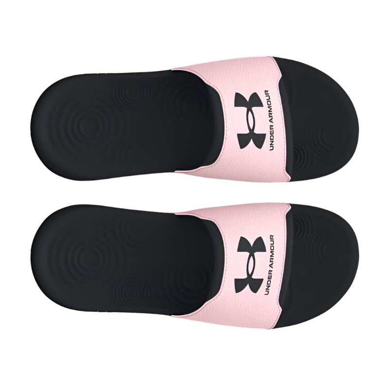 Pink under armour slides clearance