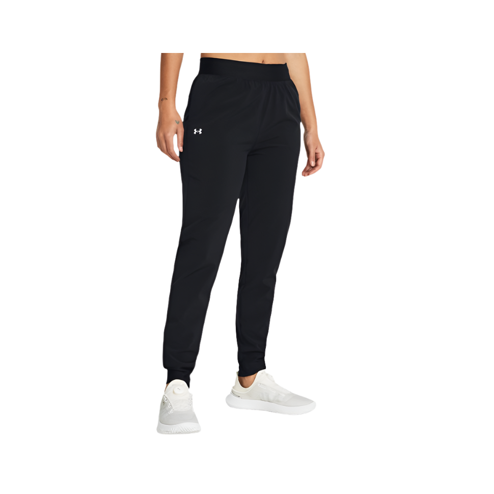 Under Armour Womens High Rise Woven Pants Black