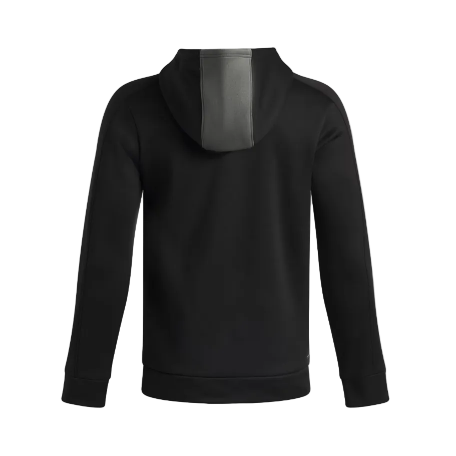 Under Armour Boys Hoodie Fleece Winterized Ultimate Black/Clay Green