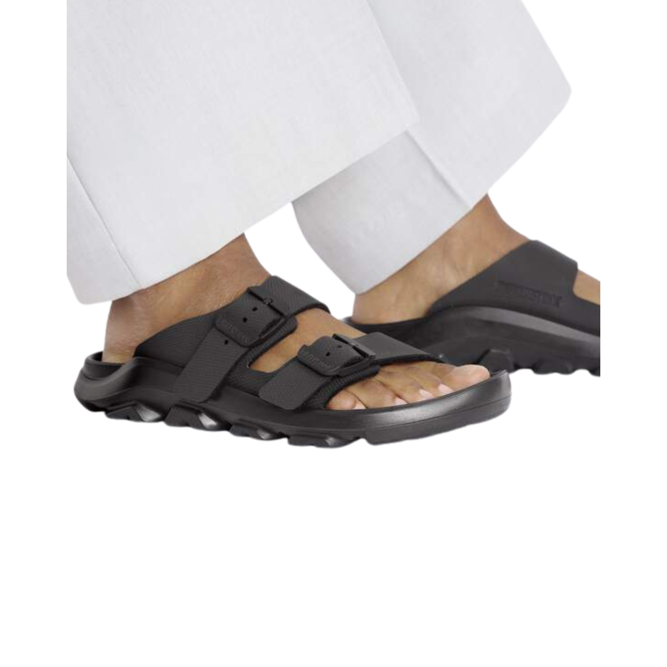 Birkenstock Mens Sandal Mogami Terra Stealth 2 Strap Apex Black