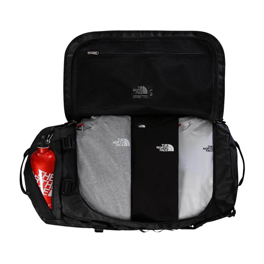 The North Face women's black mesh bag with zip