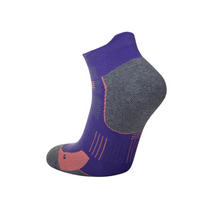 Hilly Unisex Supreme Socklet Medium Plum/Grey Marl