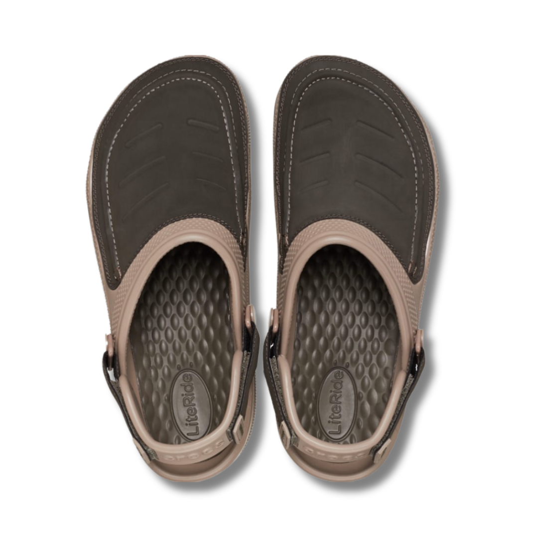 Crocs Mens Yukon Vista II LiteRide Clog Mushroom/Chocolate