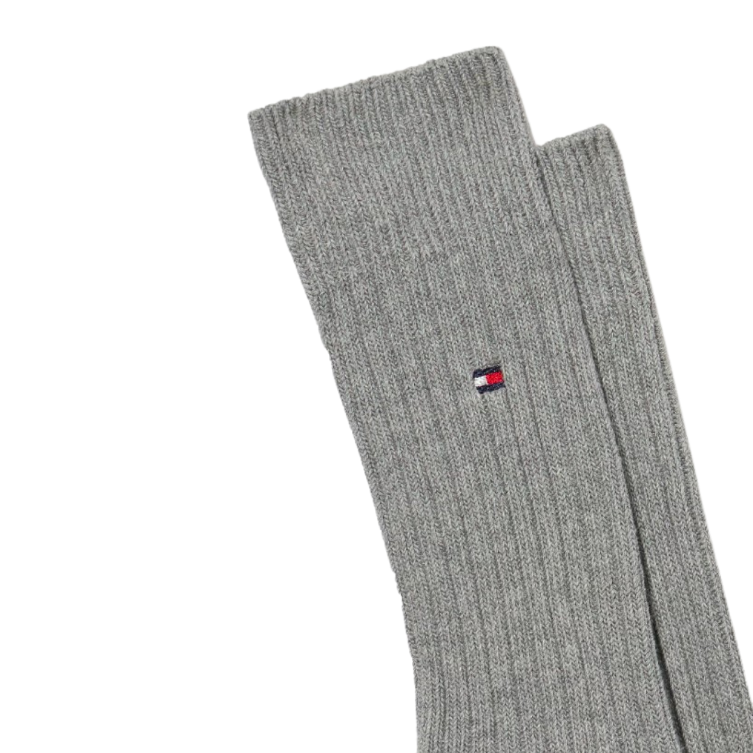 Tommy Hilfiger Mens 3 Pack Socks Set Grey Melange