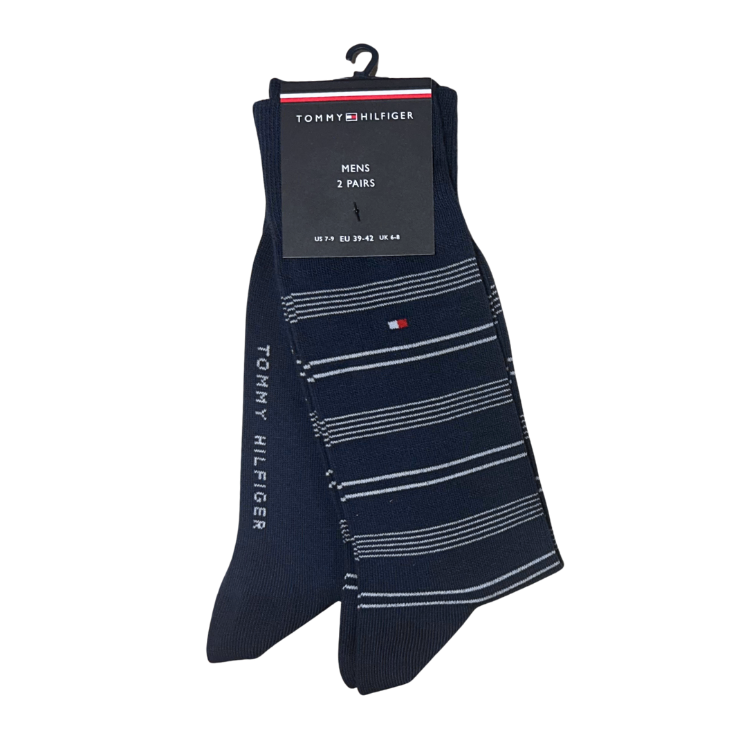 Tommy Hilfiger Mens Socks 2 Pack Navy
