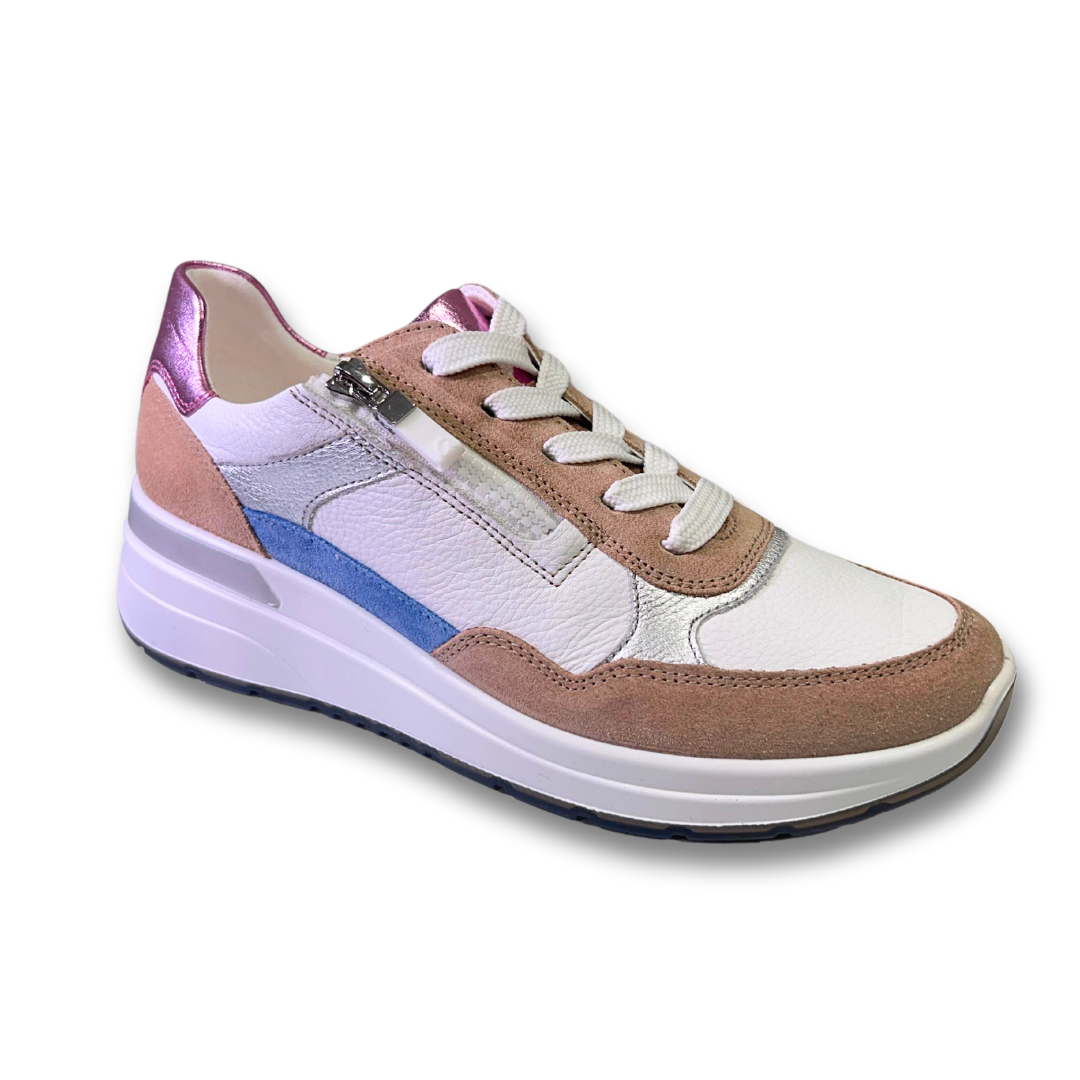 Jenny Ara Shoes Ara Ladies Ara Trainers Ara Womens Grey Side Zip