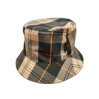 Barbour Mens Bucket Hat Hutton Reversible Fern/Ancient