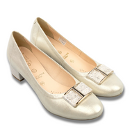 Bioeco Womens Shoe 5632 Gold Shimmer