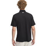 Under Armour Mens Top T2G Pique Polo Black/White