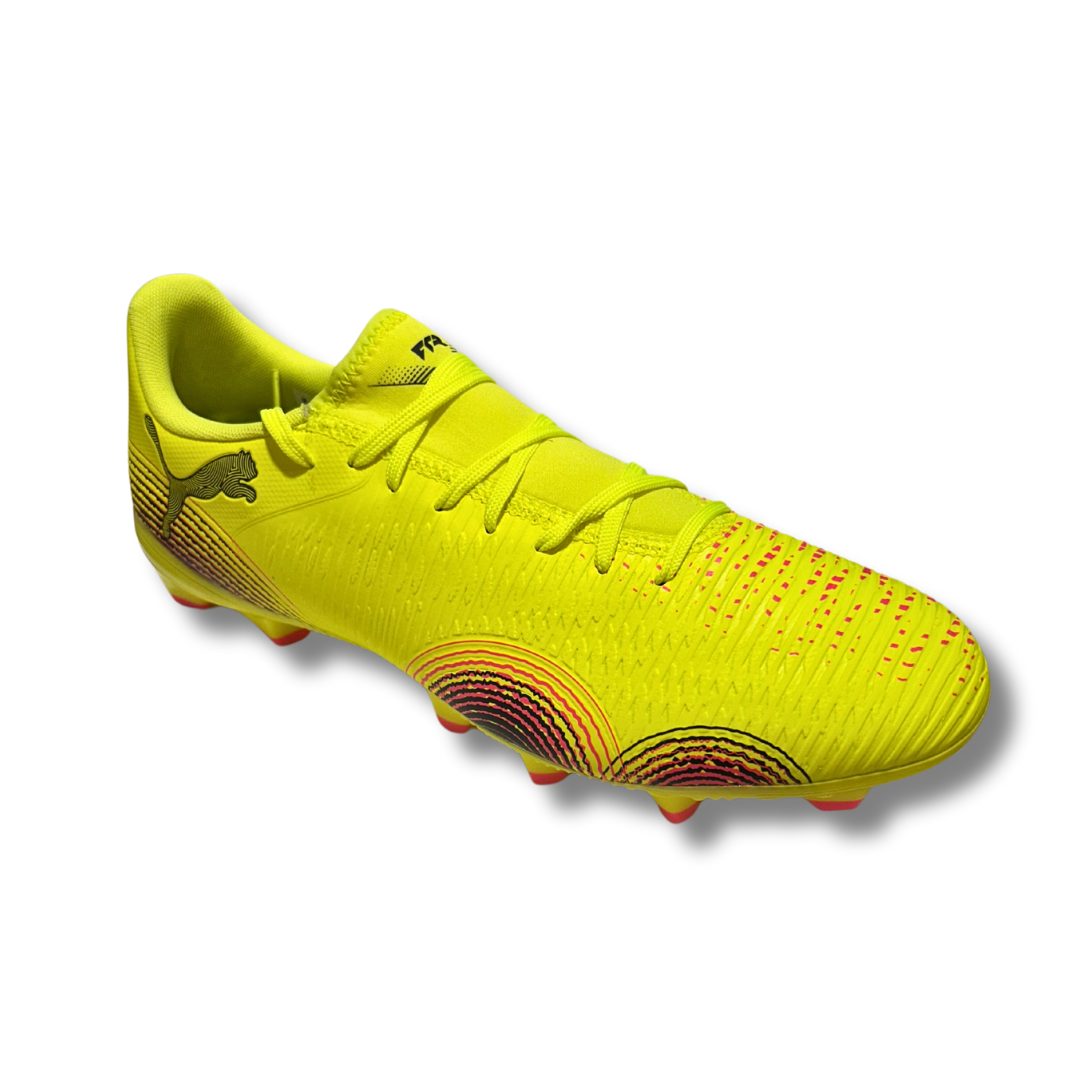 Puma Adults Football Boots Future 8 Play FG/AG Yellow/Black/Sun Struck