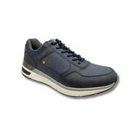 Route 21 Mens Trainer 6 Eye Casual Navy Blue