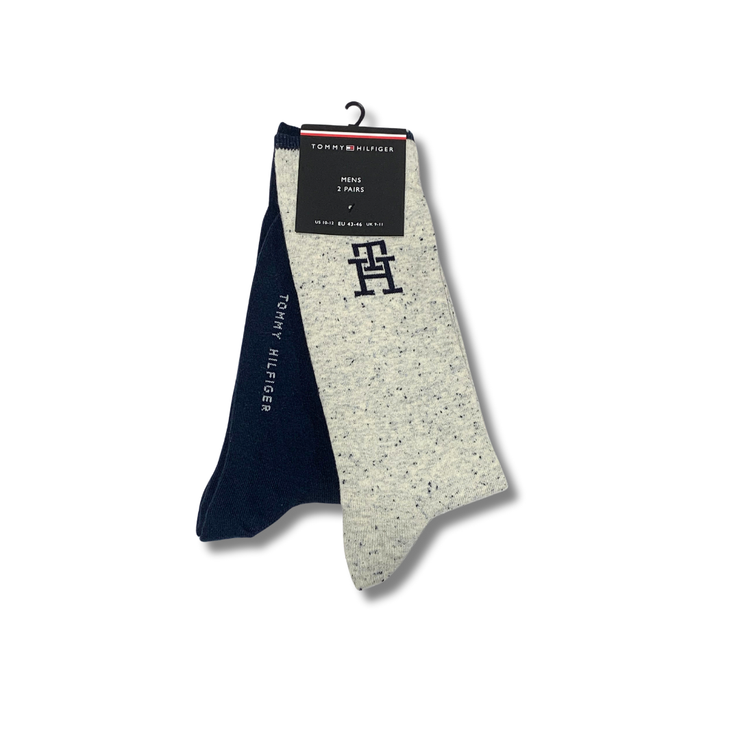 Tommy Hilfiger Mens Socks 2 Pack Navy