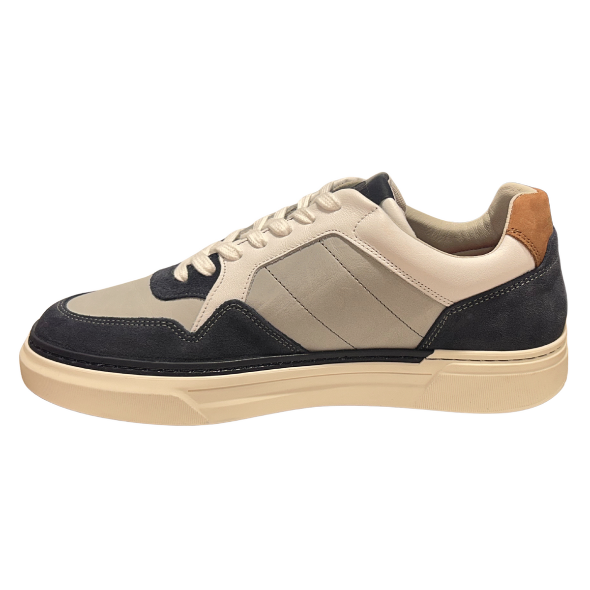 Lloyd &amp; Pryce Mens Trainer Brache Denim Split