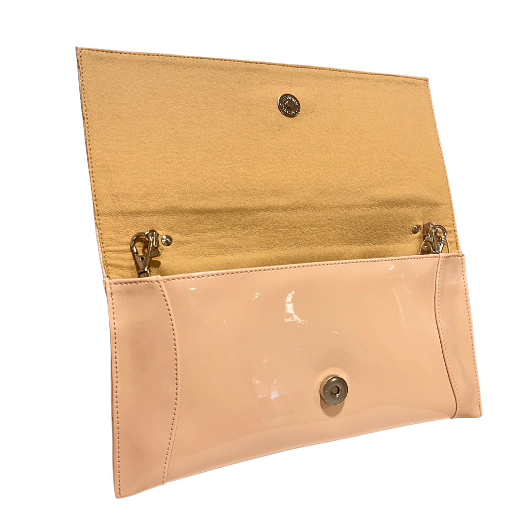 Bioeco Womens Clutch Bag 0002 2067/0003 Pink Leather