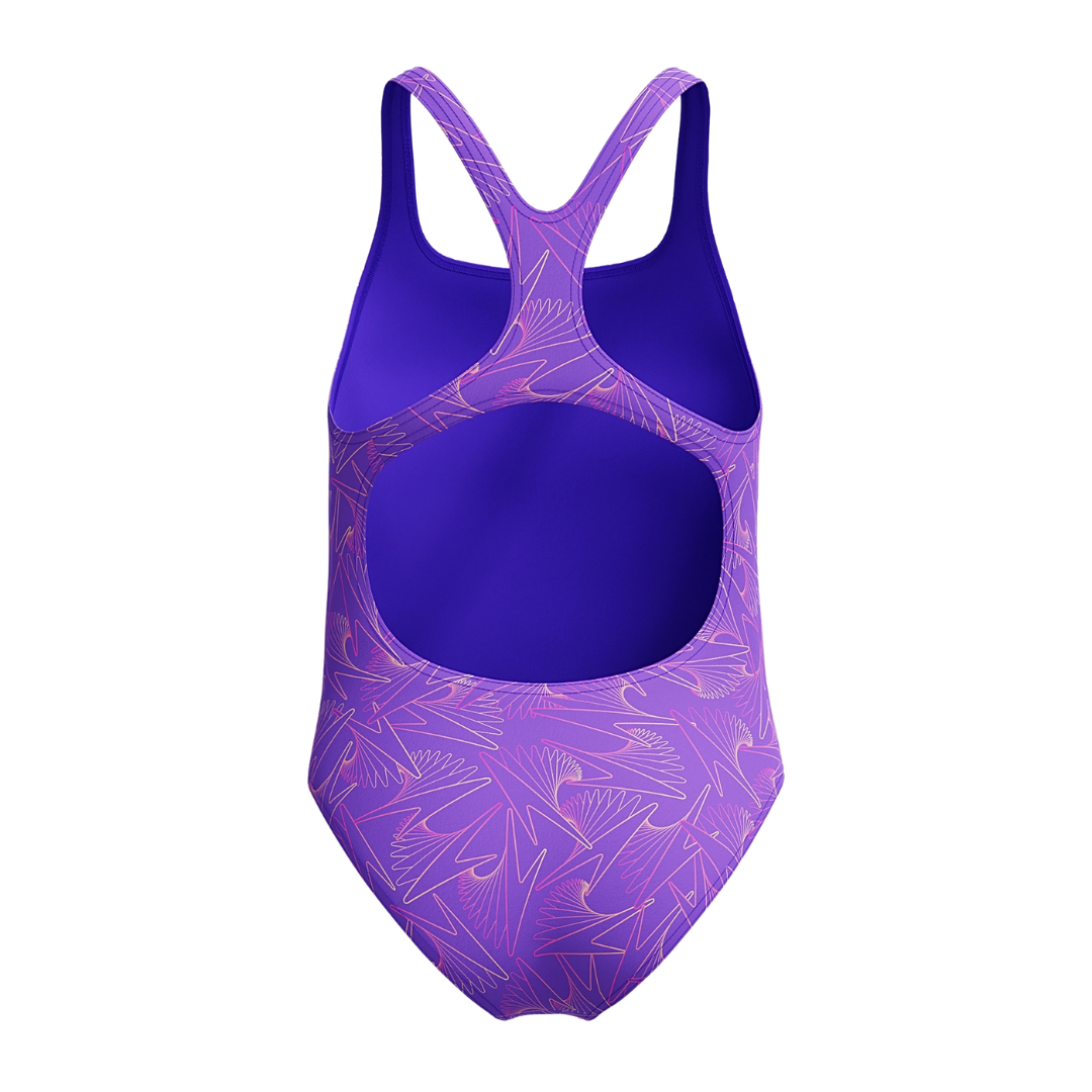 Speedo Girls Swimsuit HyperBoom Allover Medalist Blue/Purple