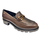 Donna Serena women's brown leather shoe