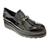 Donna Serena Womens Shoe Marea Vernice Nero