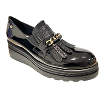 Donna Serena Womens Shoe Marea Vernice Nero