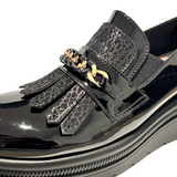 Donna Serena Womens Shoe Marea Vernice Nero